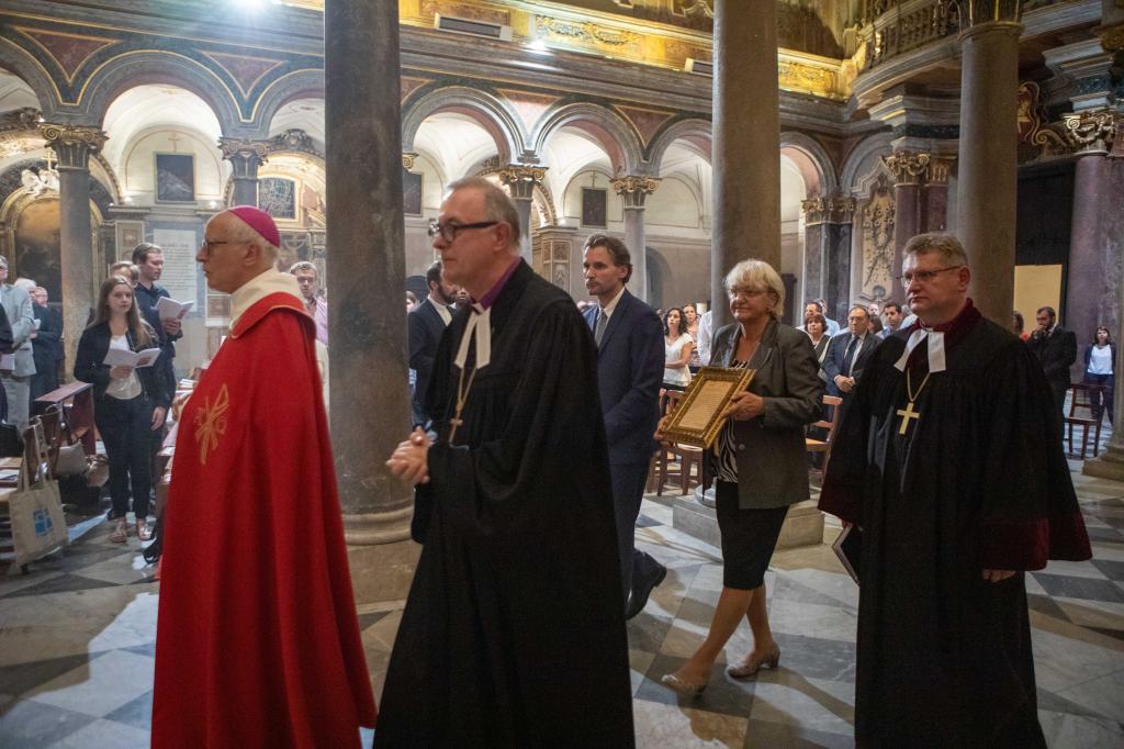 Krok na drodze pojednania między Niemcami a Polakami: złożenie listu polskiego męczennika luterańskiego Burschego w bazylice św. Bartłomieja